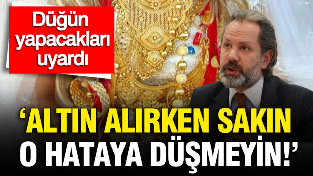 İslam Memiş’ten Düğün Hazırlığı Yapanlara Altın Tavsiyeleri: Hatalara Düşmeyin